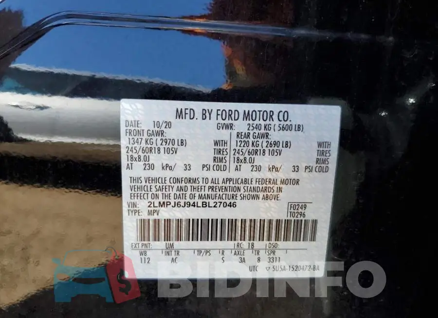 2LMPJ6J94LBL27046 Photo# 10
