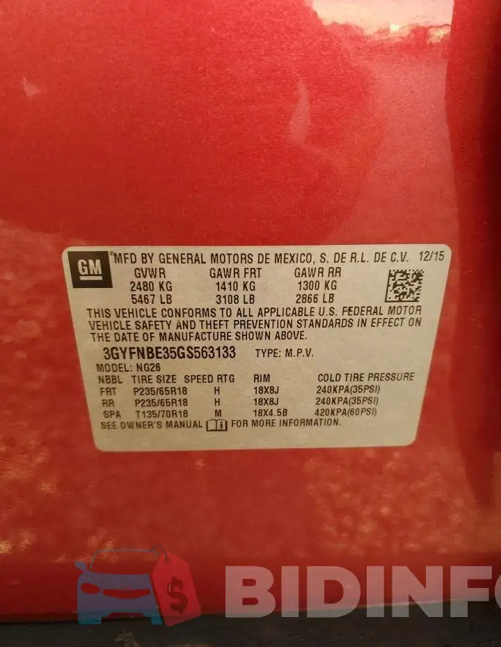3GYFNBE35GS563133 Photo# 10