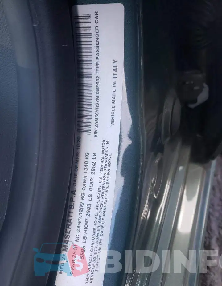 ZAM56YRS7M1359932 Photo# 10