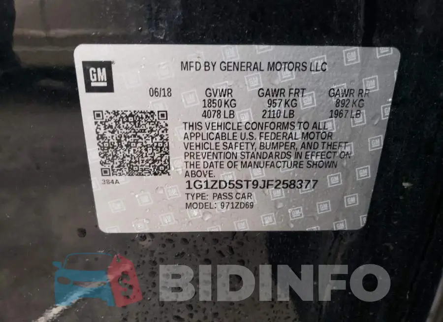 1G1ZD5ST9JF258377 Photo# 10