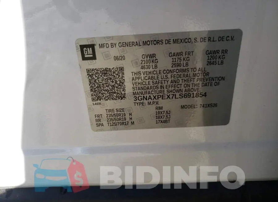 3GNAXPEX7LS691854 Photo# 10