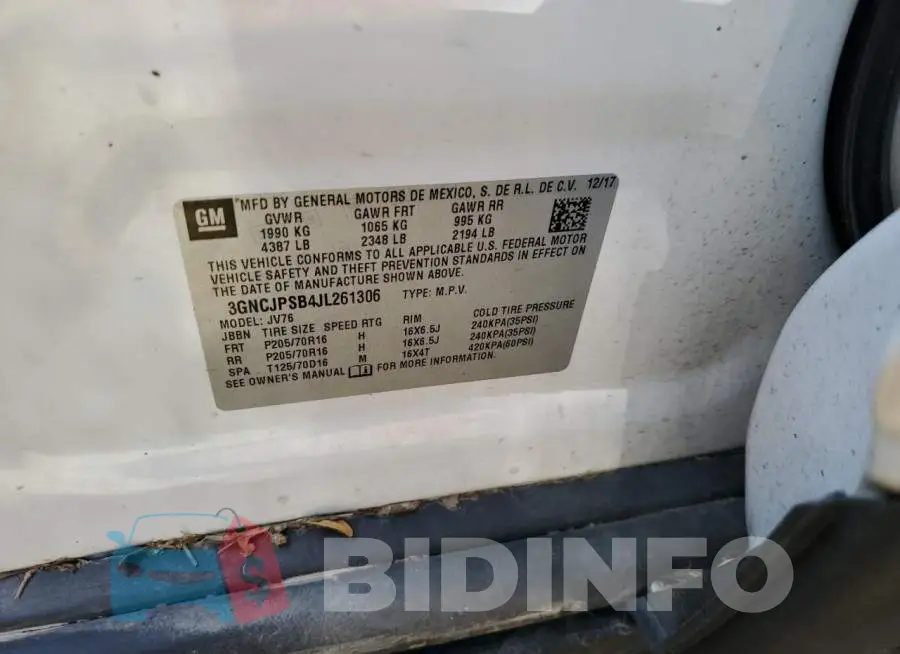 3GNCJPSB4JL261306 Photo# 10