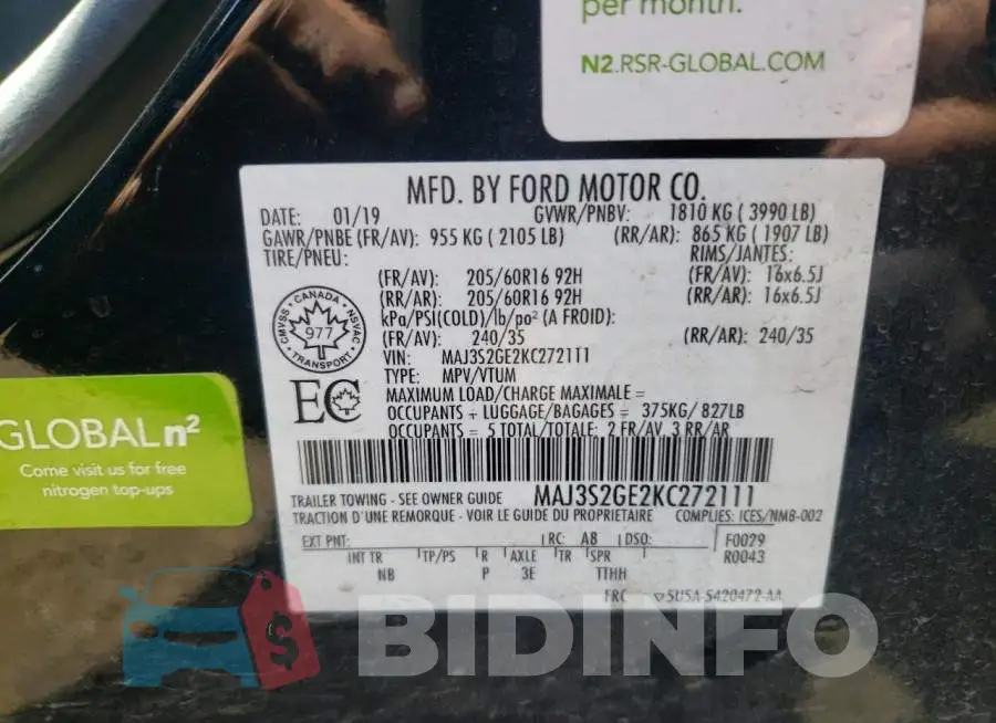 MAJ3S2GE2KC272111 Photo# 10