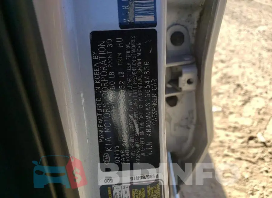 KNADM4A31G6544856 Photo# 10