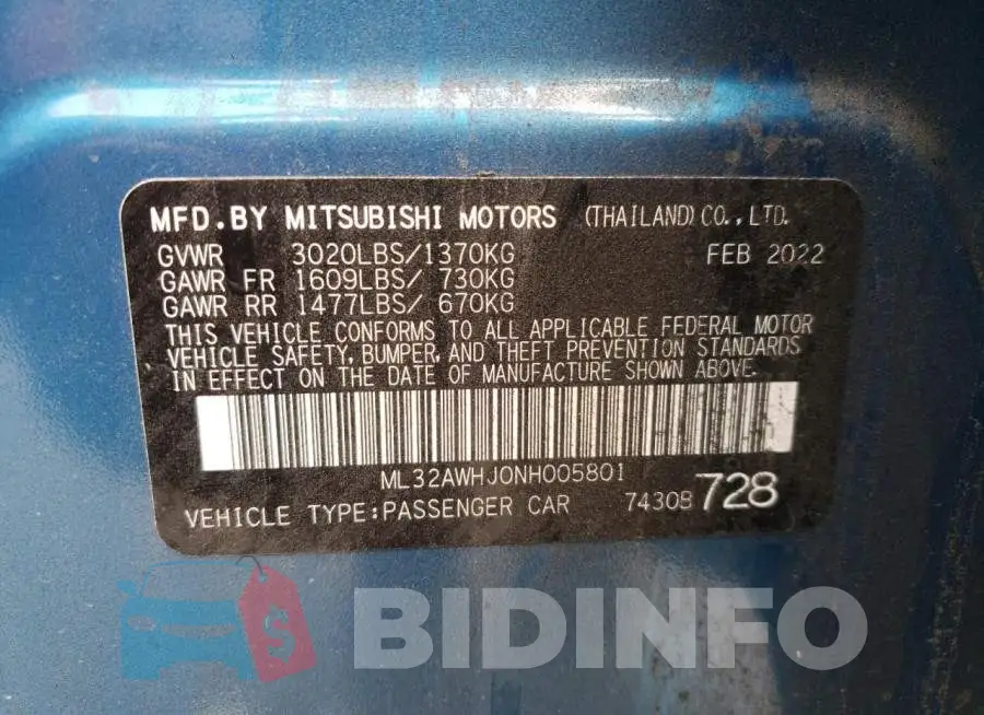 ML32AWHJ0NH005801 Photo# 10