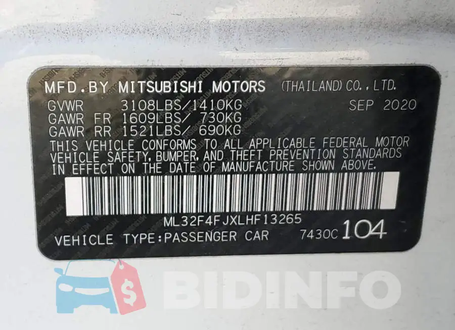 ML32F4FJXLHF13265 Photo# 10