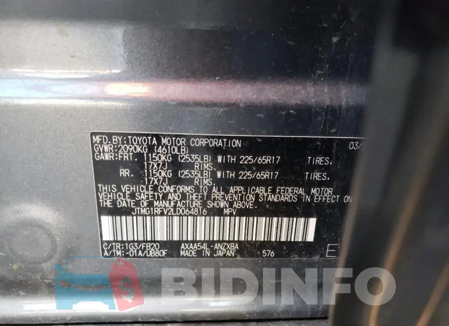 JTMG1RFV2LD064816 Photo# 10