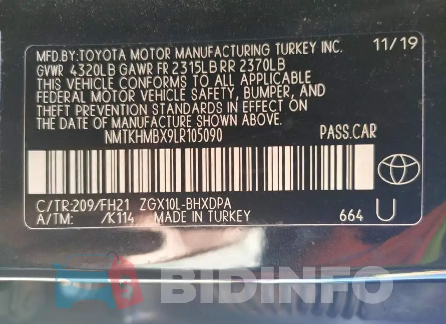 NMTKHMBX9LR105090 Photo# 10