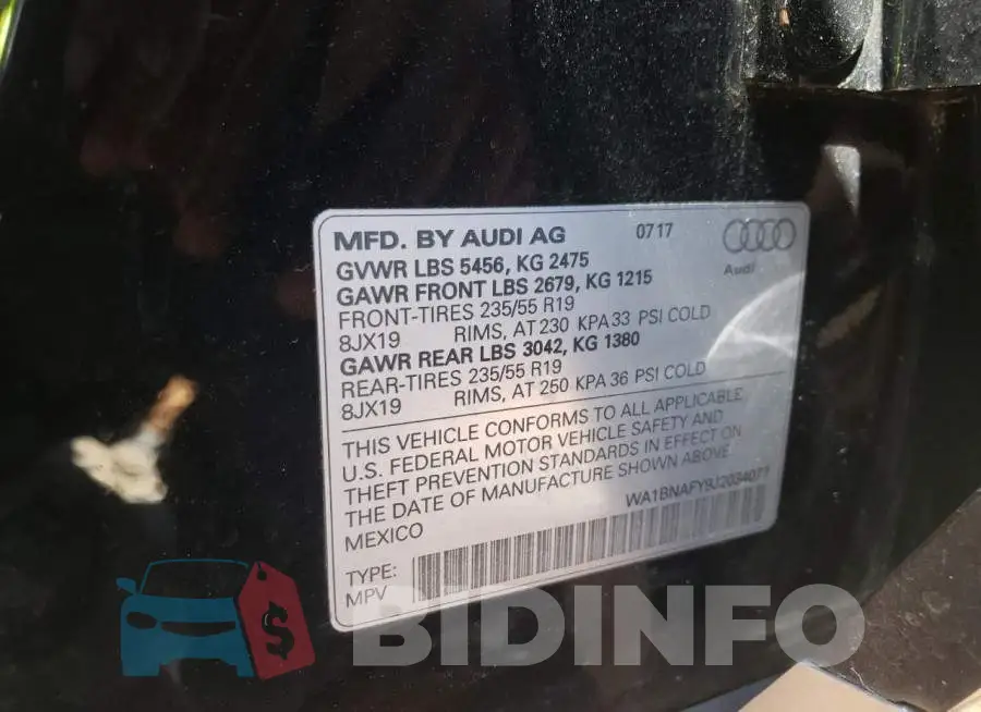 WA1BNAFY9J2034077 Photo# 10