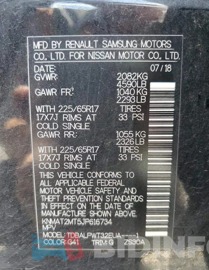 KNMAT2MT5JP616734 Photo# 10