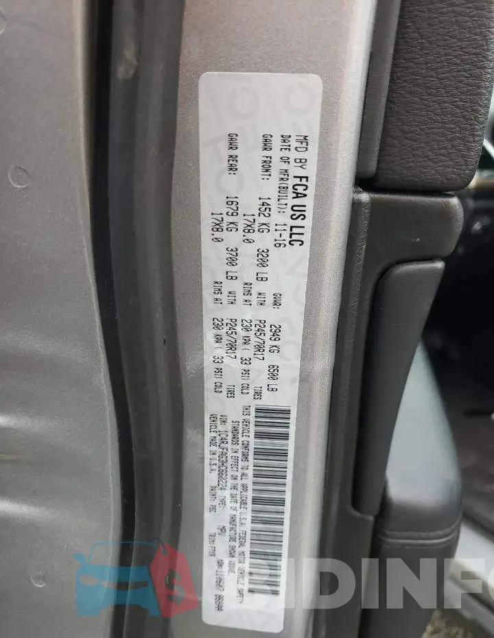 1C4RJFAG3HC660224 Photo# 10
