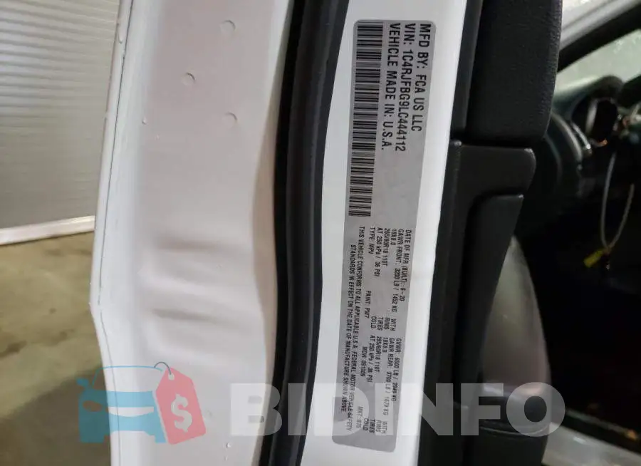 1C4RJFBG9LC444112 Photo# 10
