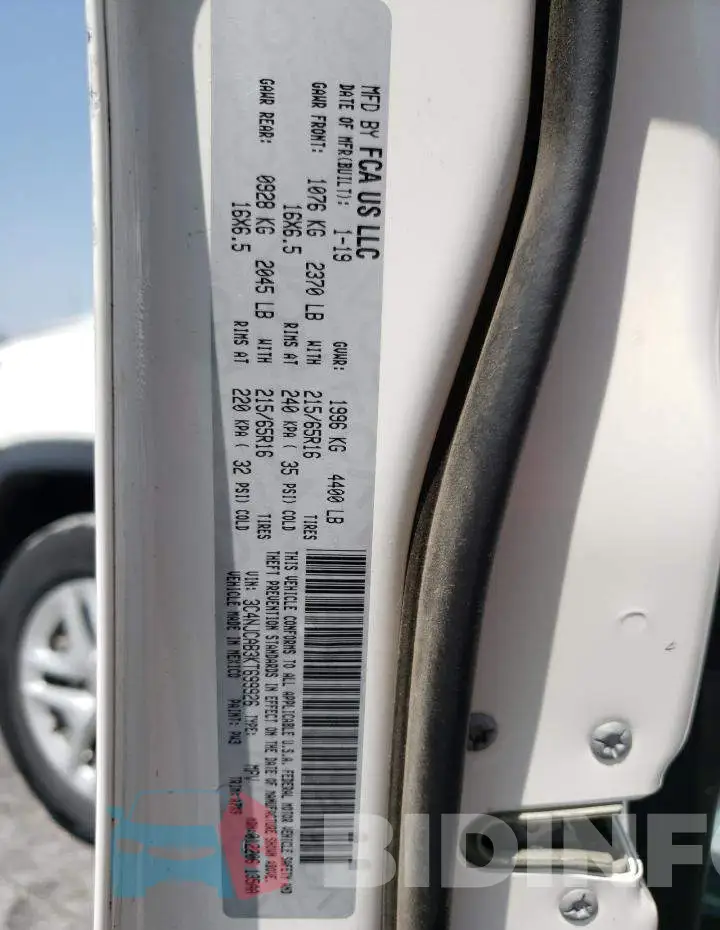 3C4NJCAB3KT699926 Photo# 10