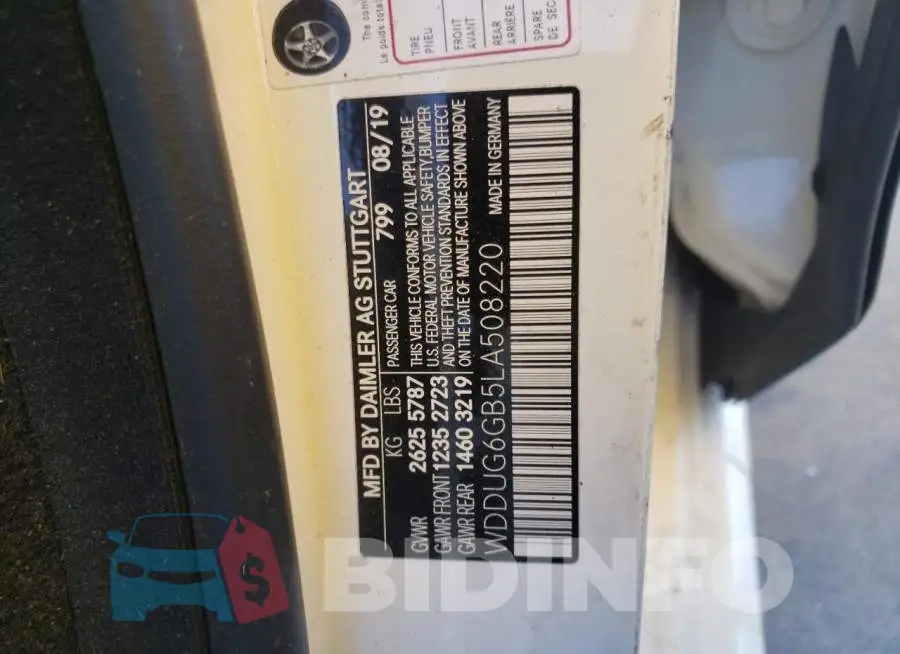 WDDUG6GB5LA508220 Photo# 10