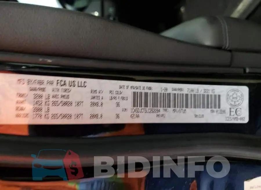 1C4SDJCT5LC262284 Photo# 10
