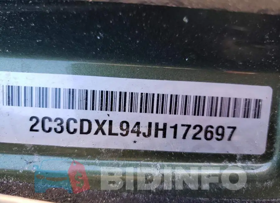 2C3CDXL94JH172697 Photo# 10