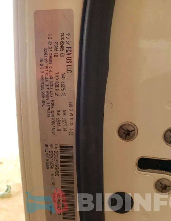 2C3CDZBT7GH300996 Photo# 10