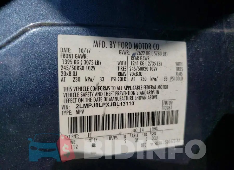 2LMPJ8LPXJBL13110 Photo# 10