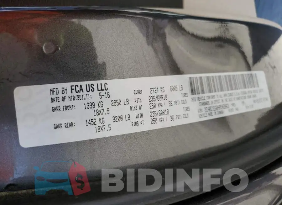 2C4RC1EG0HR503863 Photo# 10