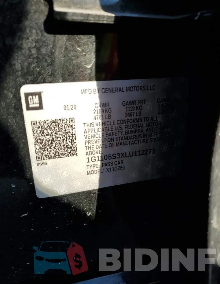 1G1105S3XLU112271 Photo# 10