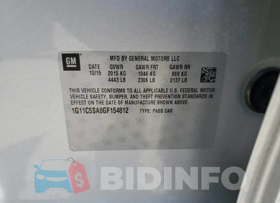 1G11C5SA8GF154812 Photo# 10