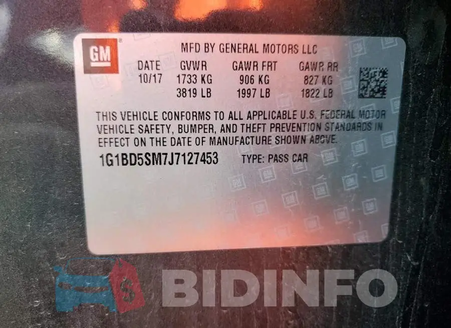 1G1BD5SM7J7127453 Photo# 10