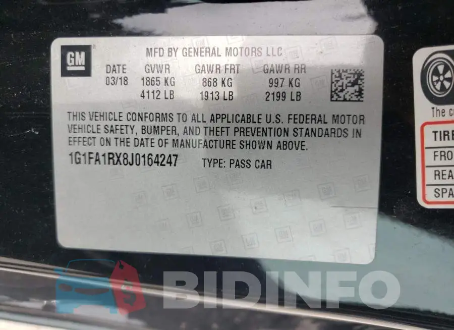 1G1FA1RX8J0164247 Photo# 10