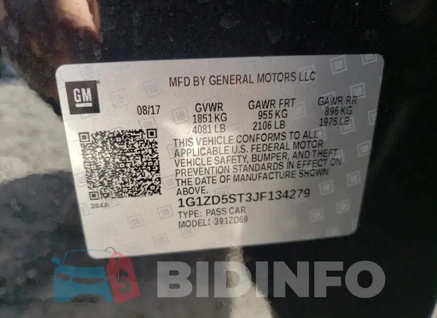 1G1ZD5ST3JF134279 Photo# 10