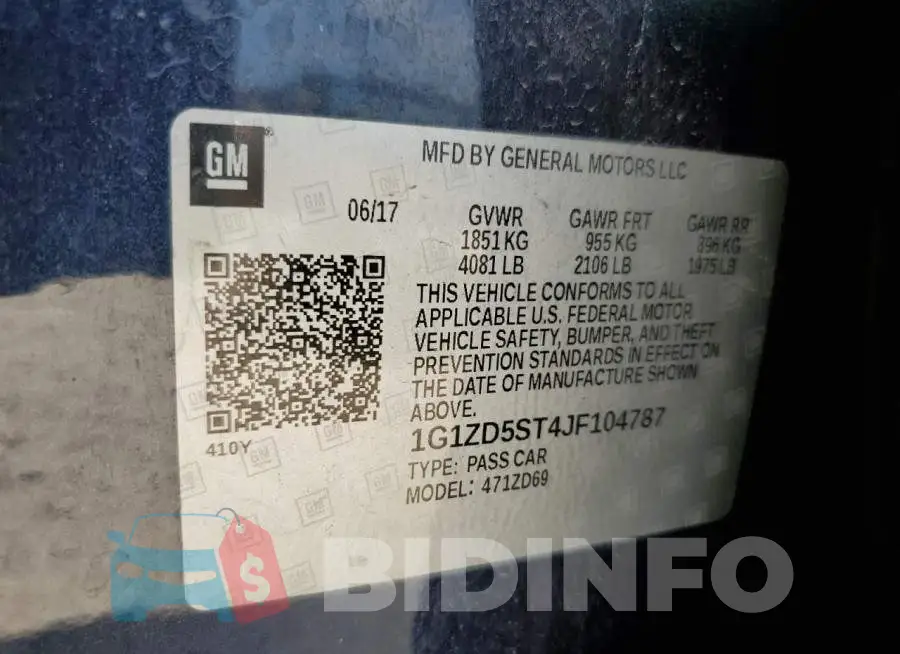 1G1ZD5ST4JF104787 Photo# 10