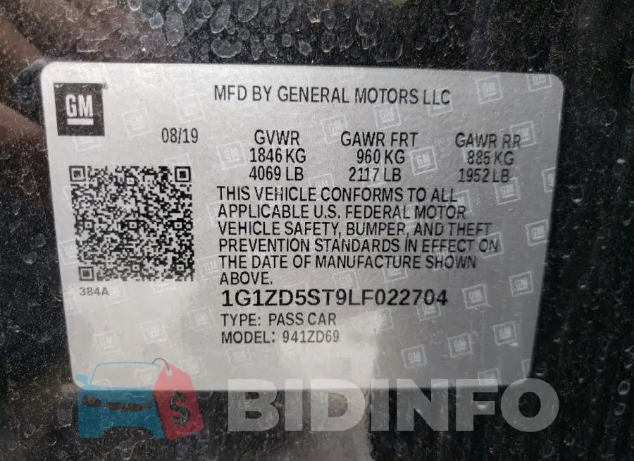 1G1ZD5ST9LF022704 Photo# 10