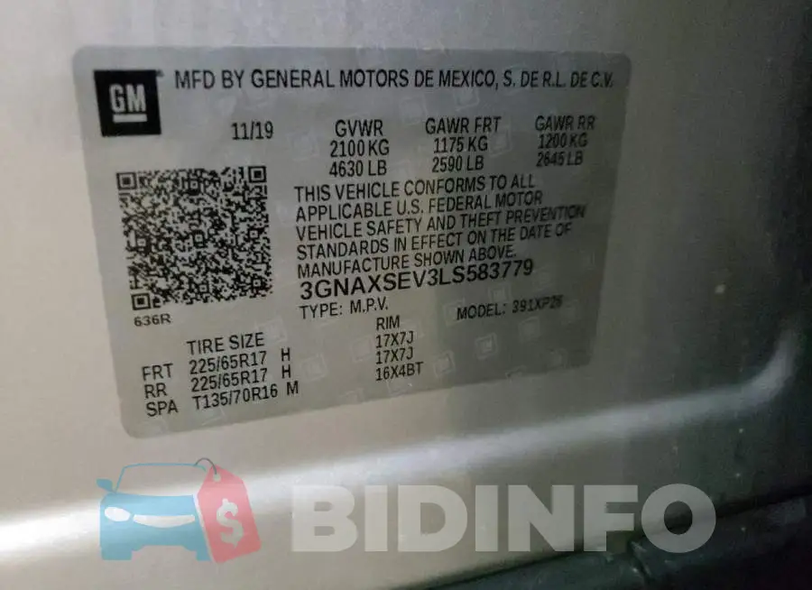 3GNAXSEV3LS583779 Photo# 10