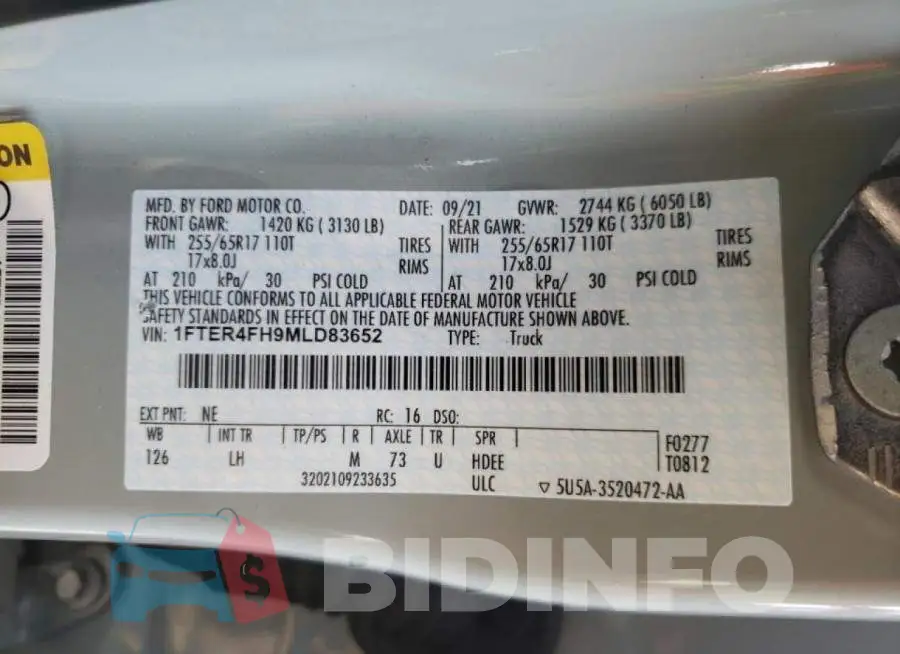 1FTER4FH9MLD83652 Photo# 10