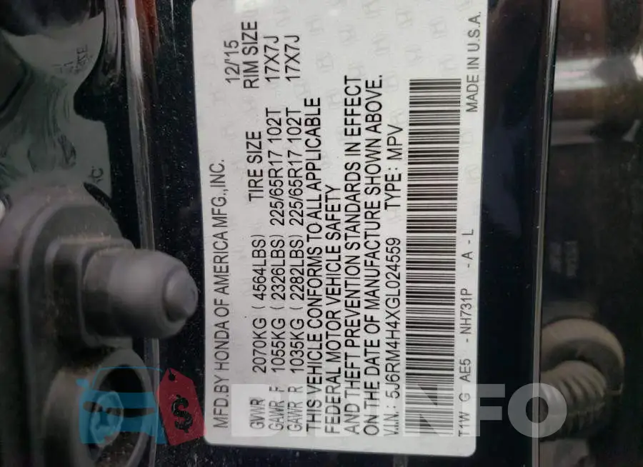 5J6RM4H4XGL024559 Photo# 10