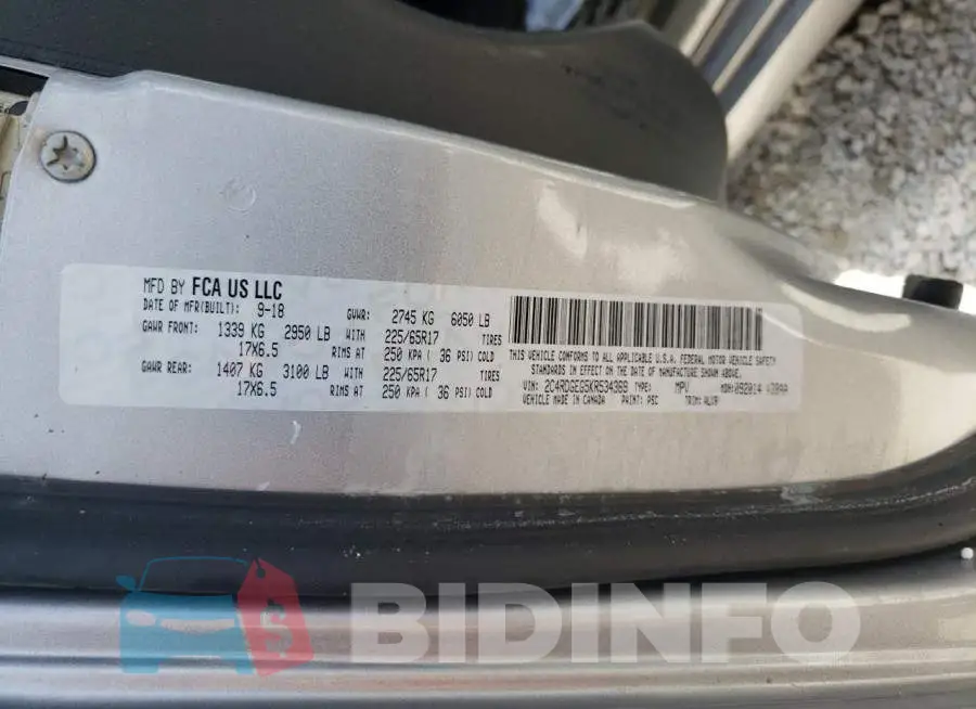 2C4RDGEG5KR534369 Photo# 10