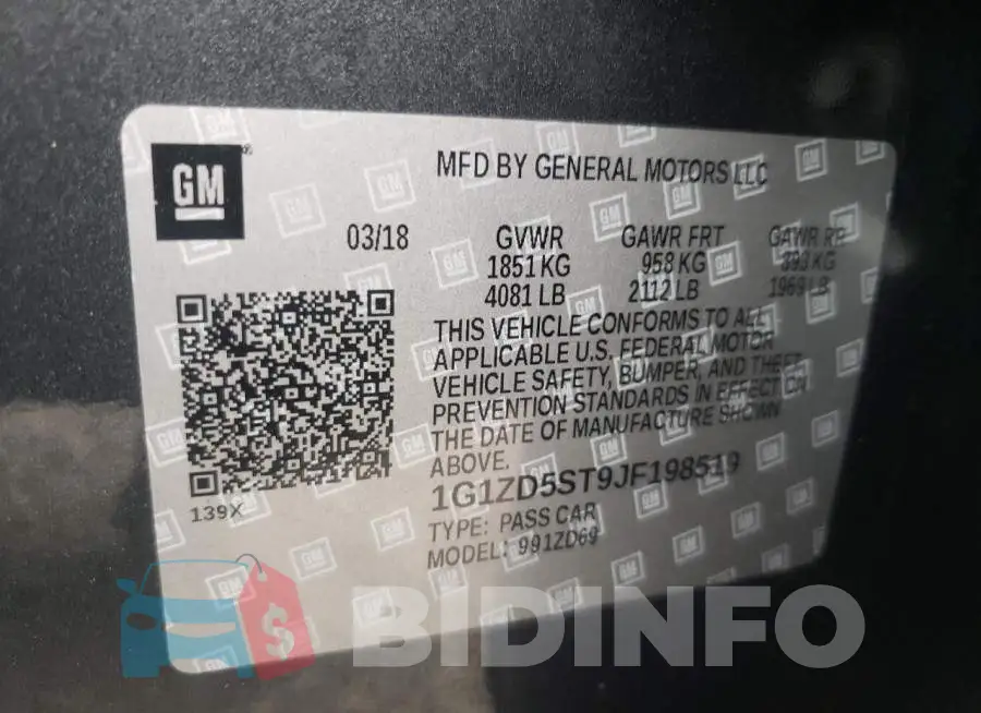 1G1ZD5ST9JF198519 Photo# 10