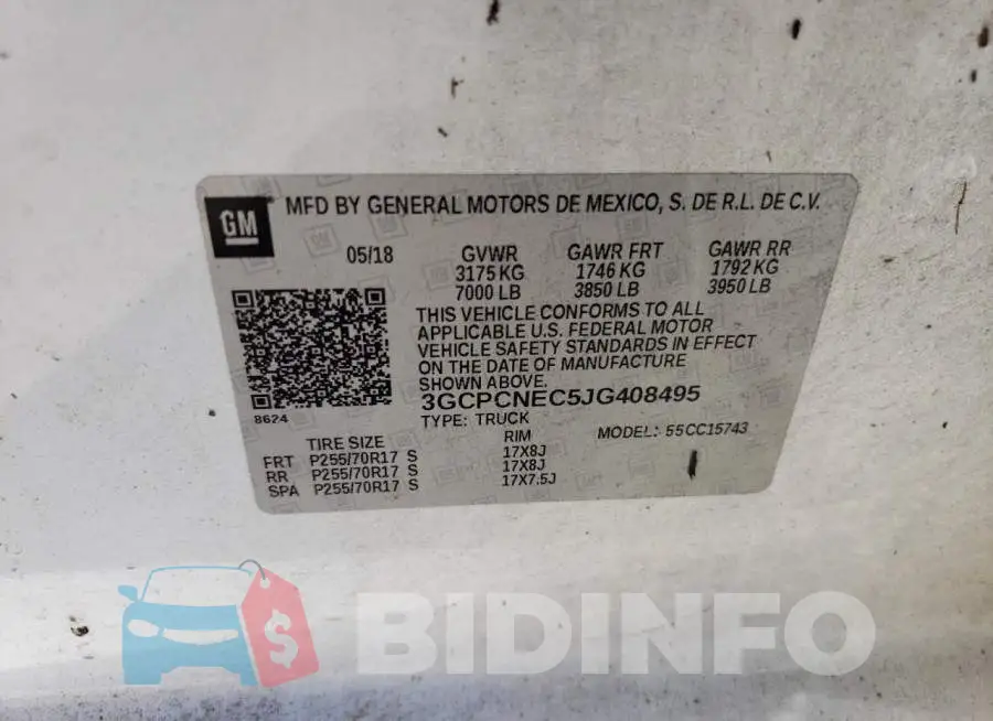 3GCPCNEC5JG408495 Photo# 10