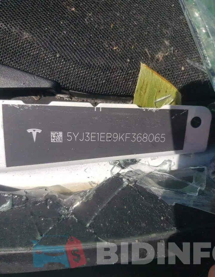 5YJ3E1EB9KF368065 Photo# 10