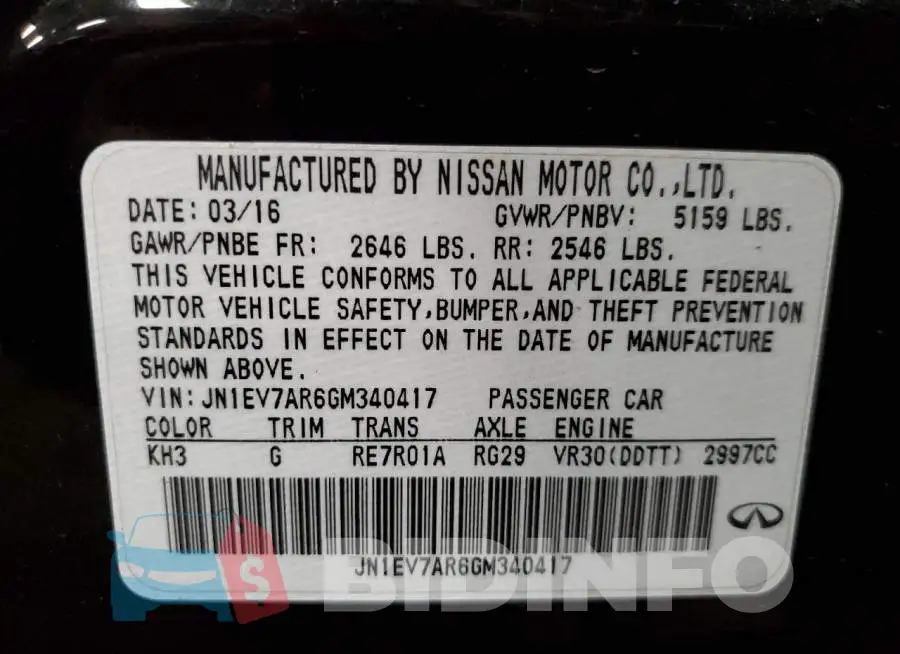 JN1EV7AR6GM340417 Photo# 10