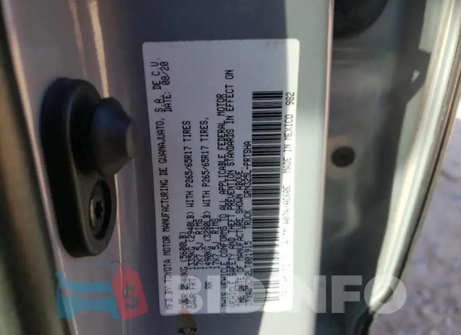 3TYAZ5CN2LT001915 Photo# 10