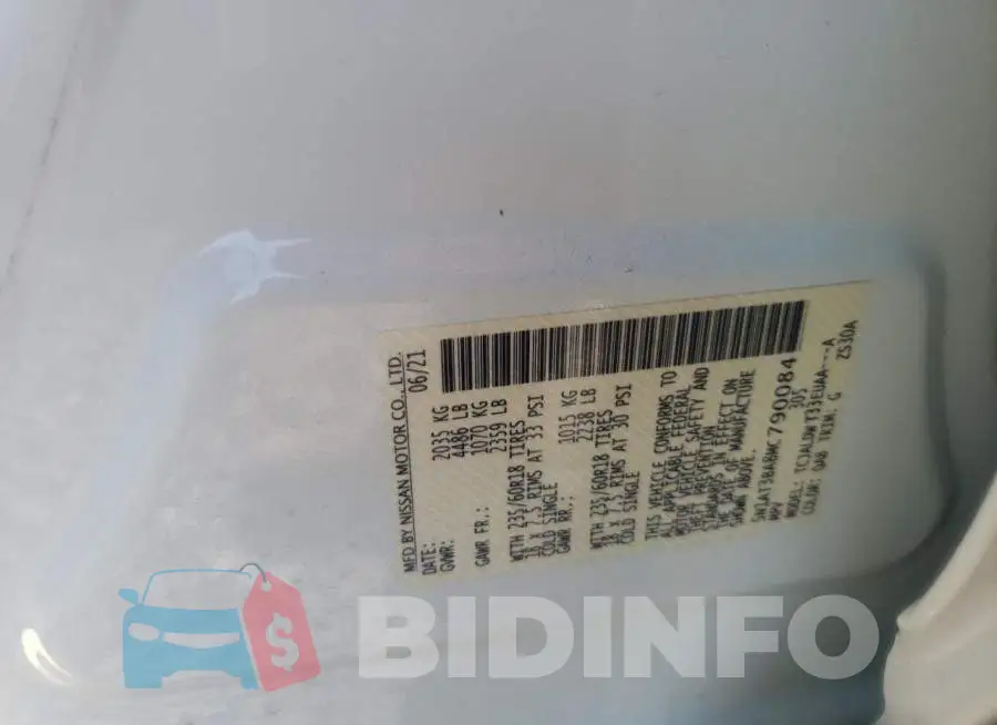 5N1AT3BA8MC790084 Photo# 10