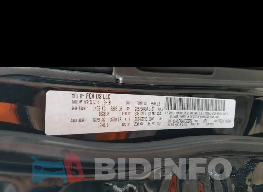 1C4RJFAG4HC636756 Photo# 10
