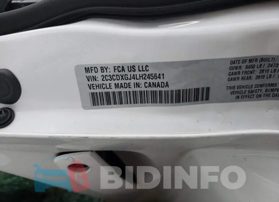 2C3CDXGJ4LH245641 Photo# 10