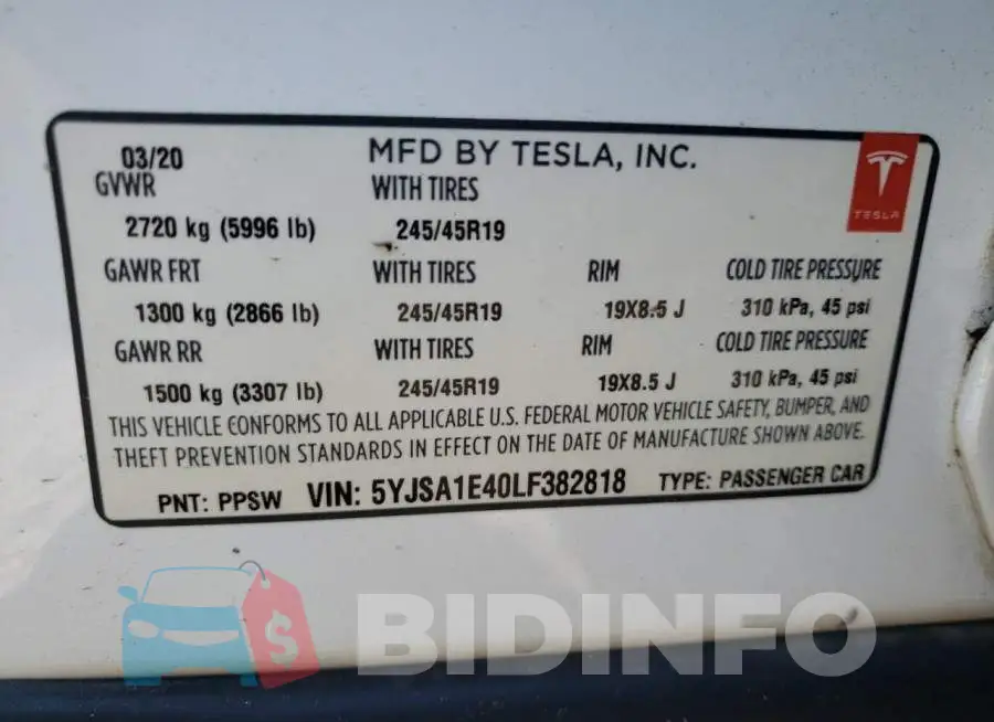 5YJSA1E40LF382818 Photo# 10