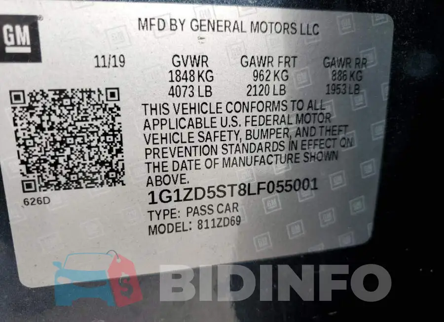 1G1ZD5ST8LF055001 Photo# 10