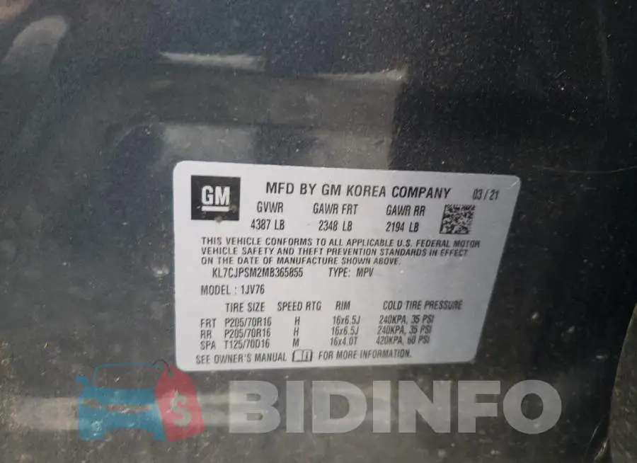 KL7CJPSM2MB365855 Photo# 10