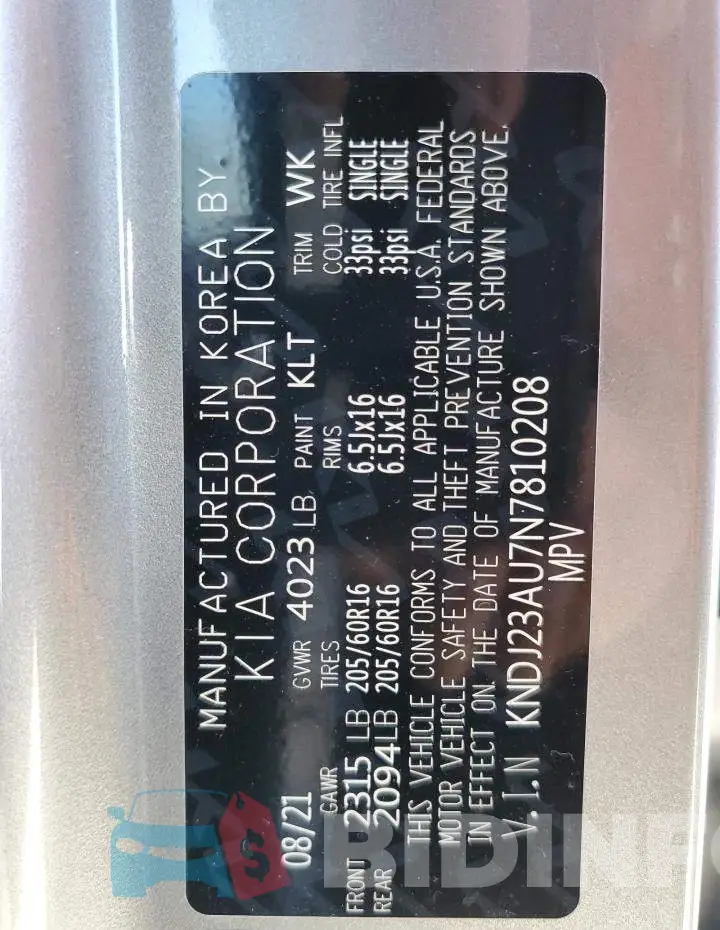 KNDJ23AU7N7810208 Photo# 10
