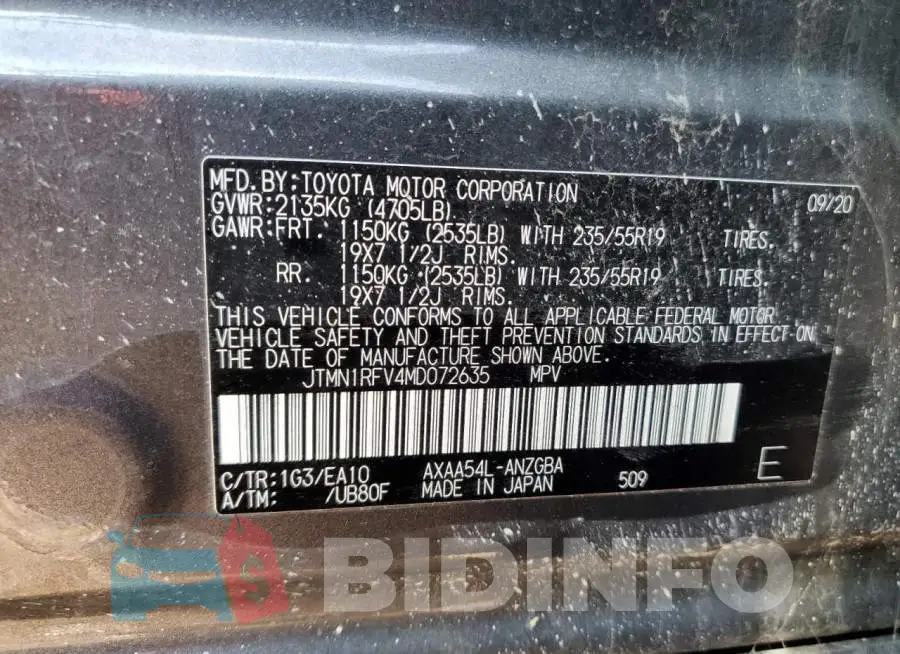 JTMN1RFV4MD072635 Photo# 10