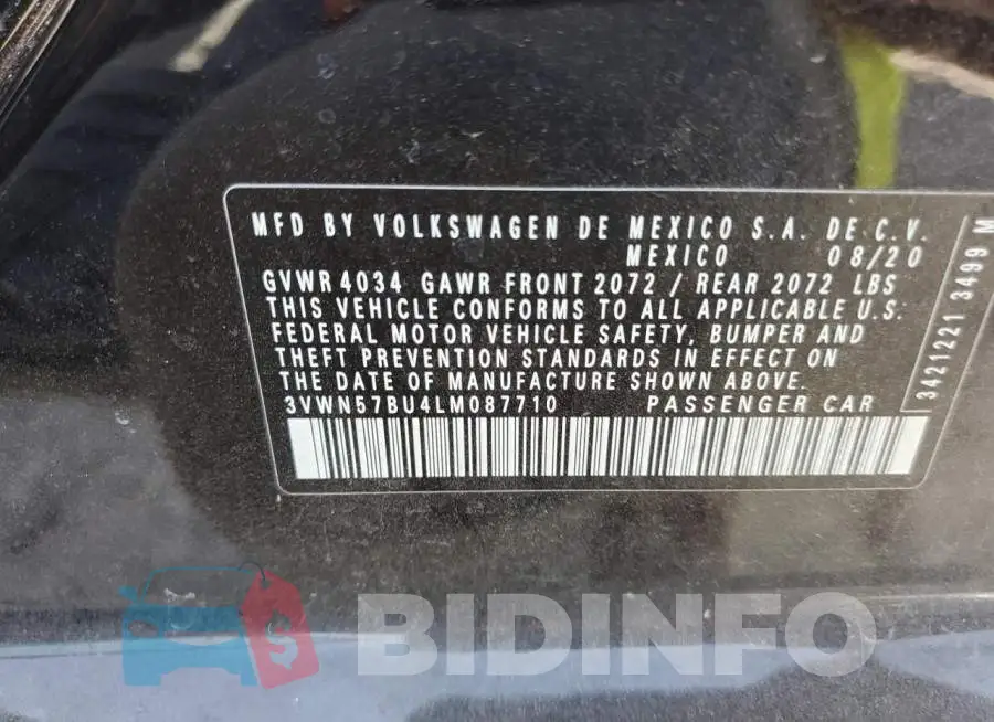 3VWN57BU4LM087710 Photo# 10