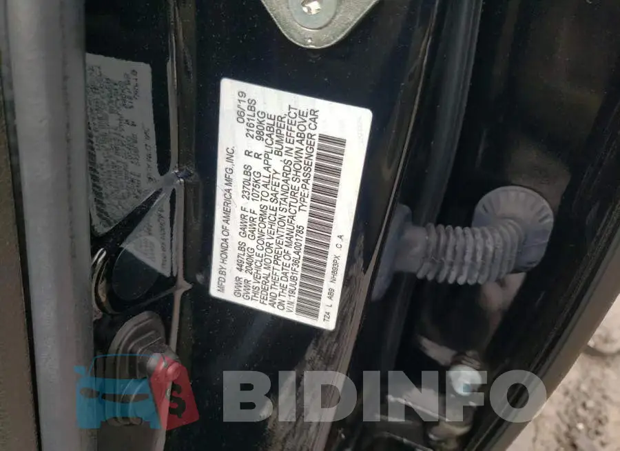 19UUB1F36LA001785 Photo# 10