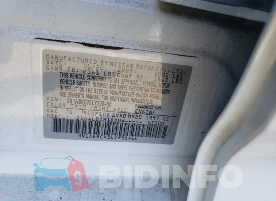 3N1AB8CV5LY258466 Photo# 10